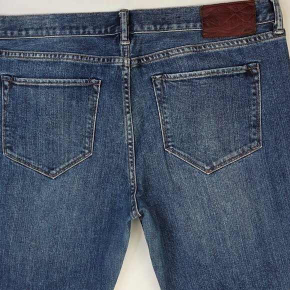 All Saints Size 32X30 Womens Ashby Low Rise Skinny Fit Blue Denim Logo Tag Jeans - Picture 13 of 13